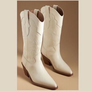 Bibi Lou Anthropologie Western Boots Size 39